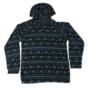 Aztec Southwest Fleece Hoodie Adult Mens Medium Slim 40" Long Sleeve